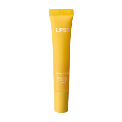 Блеск-липпер для губ Lipss Ceramides & Peptides Lipper Lemon Sorbet (прозрачный с золотистыми блестками) 8 ml