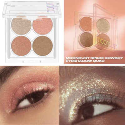 Лимитированная палетка спарклов для век Urban Decay Space Cowboy Eyeshadow Quad Palette 6 g (Уценка) 