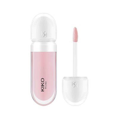 Блиск-максимайзер для губ з ефектом збільшення Kiko Milano 01 Lip Volume (Tutu Rose) 6.5 ml