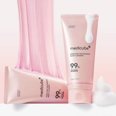 Очищувальна пінка для вмивання Medicube PDRN Pink Niacinamide Whip Cleanser 120 g