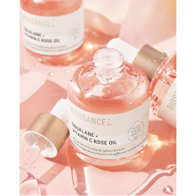 Масло для лица Biossance Squalane + Vitamin C Rose Oil 12 ml Mini