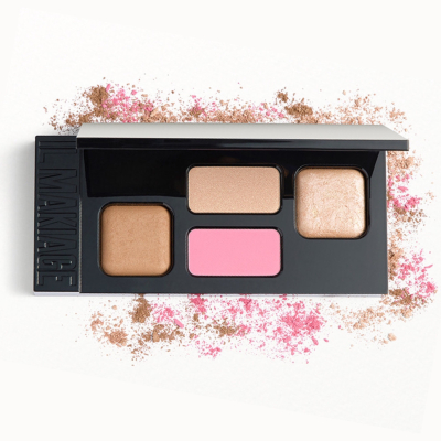 Контурная палетка IL Makiage High Point Bronzer, Blush&Higighter Pro Palette (Light) 4x3.5 g