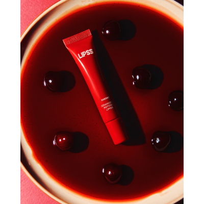 Блиск-ліппер для губ Lipss Ceramides & Peptides Lipper Cherry (червоний) 8 ml