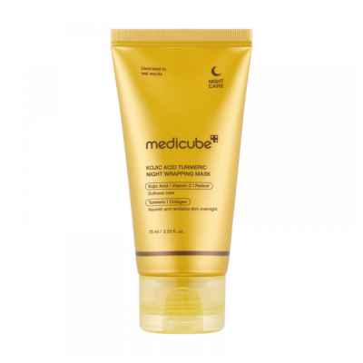 Нічна маска-плівка для обличчя Medicube Kojic Acid Turmeric Night Wrapping Mask 75 ml