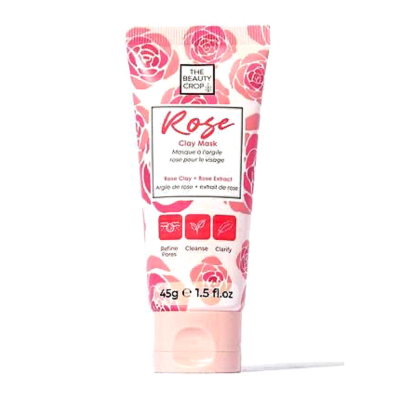 Очищаюча маска для обличчя на основі глини The Beauty Crop Rose Clay Mask 45 g