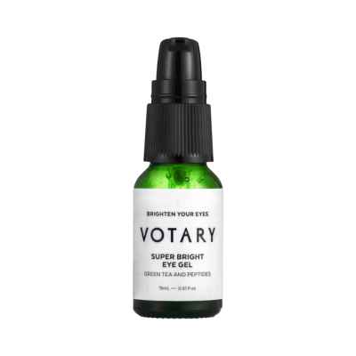 Освітлюючий гель для шкіри навколо очей Votary Super Bright Eye Gel with Green Tea and Peptides 15 ml