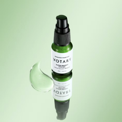 Осветляющий гель для кожи вокруг глаз Votary Super Bright Eye Gel with Green Tea and Peptides 15 ml