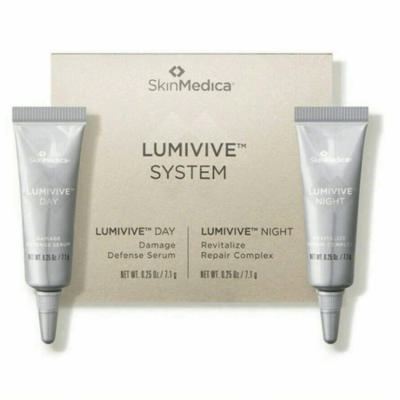 Набор сывороток для омоложения кожи лица Skinmedica Lumivive Day & Night System 2x7.1 g Travel Size