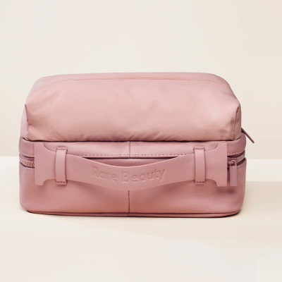 Містка двошарова косметичка Rare Beauty Puffy Toiletry Bag - Mauve