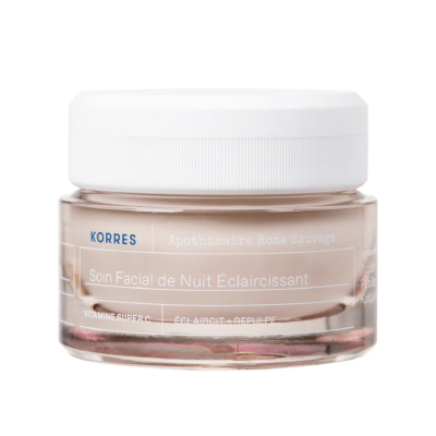 Осветляющий ночной крем для лица Korres Apothecary Wild Rose Night-Brightening Sleeping Facial 40 ml