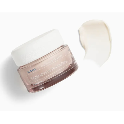 Осветляющий ночной крем для лица Korres Apothecary Wild Rose Night-Brightening Sleeping Facial 40 ml
