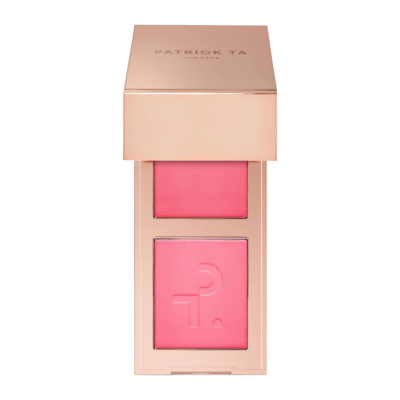 Палетка румʼян Patrick Ta Major Double-Take Creme & Powder Blush Duo (She's That Girl) 4.2 g Mini