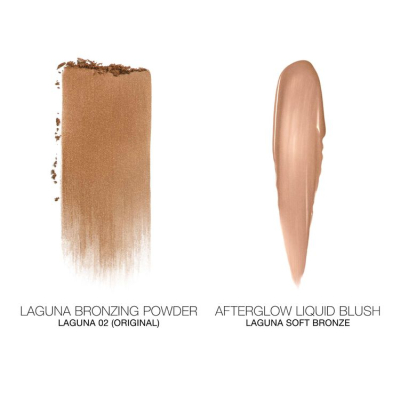 Эксклюзивный набор, дуэт бронзирующей пудры и жидких румян Nars Gold Star Mini Laguna Cheek Duo