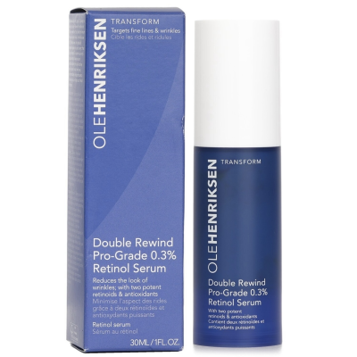 Омолаживающая сыворотка для лица с ретинолом Olehenriksen Double Rewind Pro-Grade 0.3% Retinol Serum 30 ml