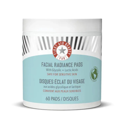 Очищаючі диски для обличчя First Aid Beauty Facial Radiance Pads with Clycolic + Lactic Acids 60 шт