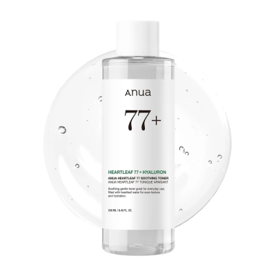 Успокаивающий тоник с экстрактом гуттуинии Anua Heartleaf 77 Hyaluron Soothing Toner 250 ml