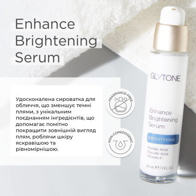 Осветляющая сыворотка от пигментации Glytone Enhance Brightening Serum 30 ml