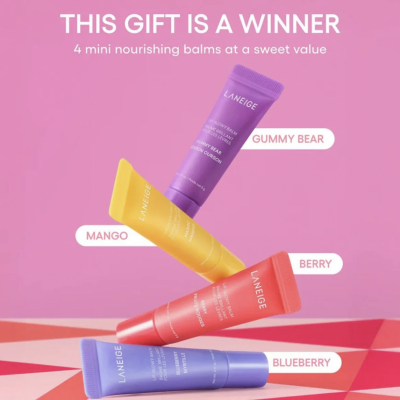 Набір блисків для губ Laneige Glowy Lip Minis 4-piece