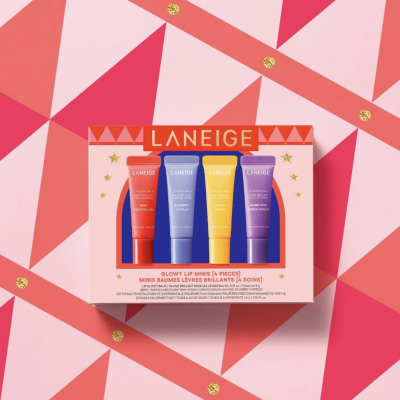 Набір блисків для губ Laneige Glowy Lip Minis 4-piece