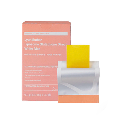 Диетическая добавка для ровного и сияющего тона кожи Esther Formula Lyuh Esther Liposome Glutathione Direct White Max 9.9 g