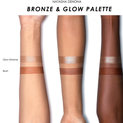 Контурна палетка Natasha Denona Alloy Cheek Duo Bronze & Glow Palette 20 g
