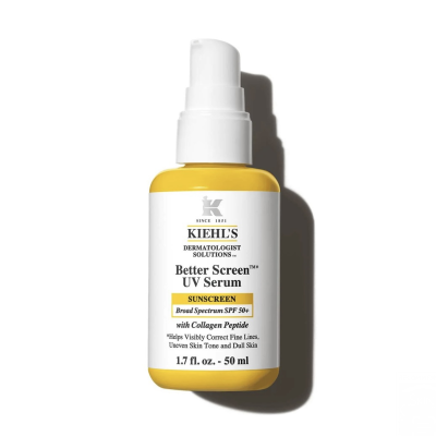 Солнцезащитная сыворотка с SPF50 Kiehl's Better Screen UV Serum SPF50+ с Collagen Peptide 50 ml