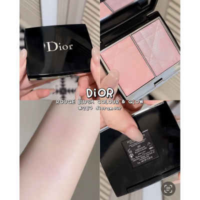 Палетка румʼян і хайлайтера Діор ​​Rouge Blush Colour and Glow Shape&Highlight Couture Duo (287 Dioramour) 8 g
