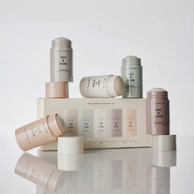 Натуральный мини-дезодорант Salt & Stone Aluminum-Free Deodorant (Santal & Vetiver) 28 g (без коробочки, из набора)