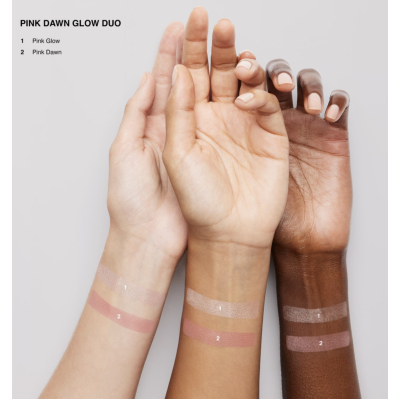 Палетка хайлайтер + рум'яна Bobbi Brown Blush & Highlight Duo (Pink Dawn Glow Duo)