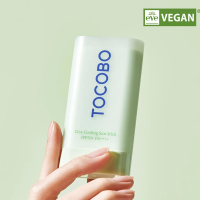 Солнцезащитный стик с охлаждающим эффектом Tocobo Cica Cooling Sun Stick SPF50 (18 g)