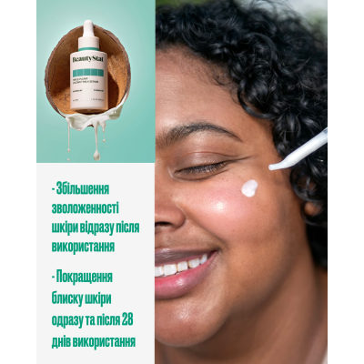 Восстанавливающая сыворотка Beautystat Triple-Plump Coconut Milk Serum 50 ml