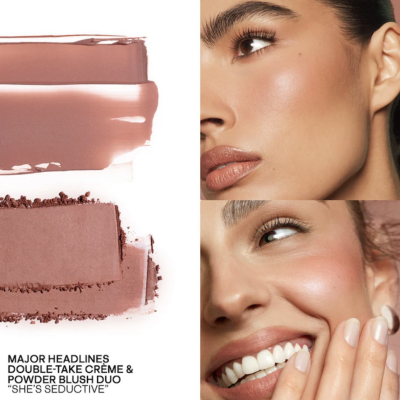 Палетка румян Patrick Ta Major Double-Take Creme & Powder Blush Duo (She's Seductive) 4.2 g Mini