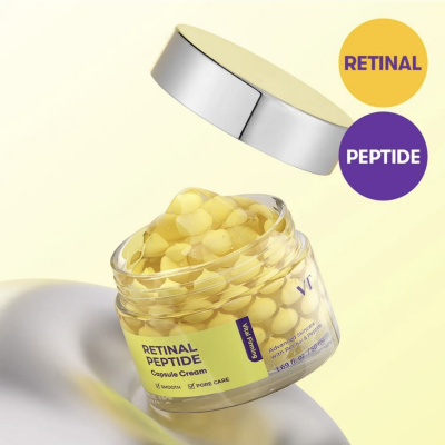Омолаживающий капсульный крем-гель с пептидами VT Cosmetics Retinal Peptide Capsule Cream 50 ml