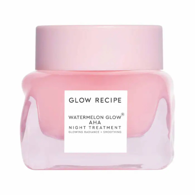 Потужний нічний відновлюючий засіб з AHA і гіалуроновою кислотою Glow Recipe Watermelon Glow AHA Night Treatment 60 ml