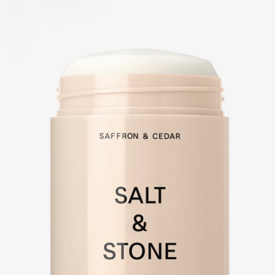 Натуральный мини-дезодорант Salt & Stone Aluminum-Free Deodorant (Saffron & Cedar) 28 g (без коробочки, из набора)