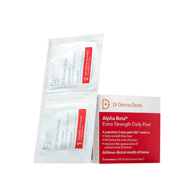 Кислотный пилинг Dr.Dennis Gross Alpha Beta Peel Extra Strength Formula (в наборе 3 пластины по 2 салфетки)
